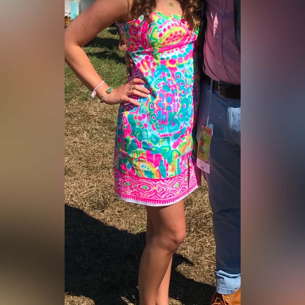 Lilly Pulitzer Shelli Stretch Shift Dress - Come Out of Your Shell Print